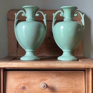 MCM Greek Urn Style Vase Pair